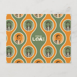 Carte Postale Retro Loki & Mobius Motif