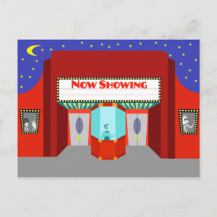 Carte postale Retro Movie Theater