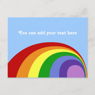 Carte postale Retro Rainbow