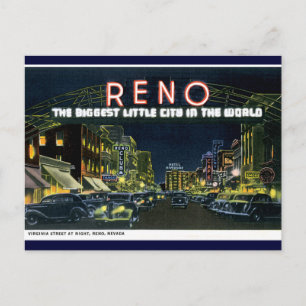 Carte Postale Retro Reno