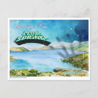Carte Postale Rétro « Salutations de Cedar Springs » 2