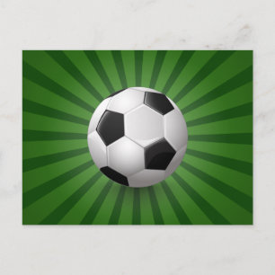 Carte postale Retro Soccer Ball