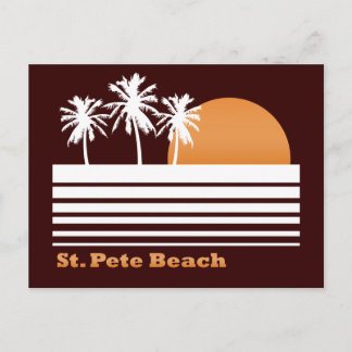 Carte postale Retro St Pete Beach
