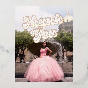 Carte postale Retro Super Quinceañera Merci