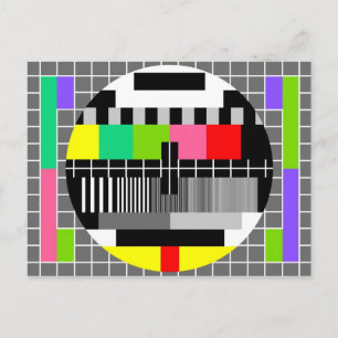 Carte postale 'Retro Television'