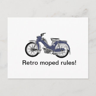 Carte Postale Rétro vélomoteur