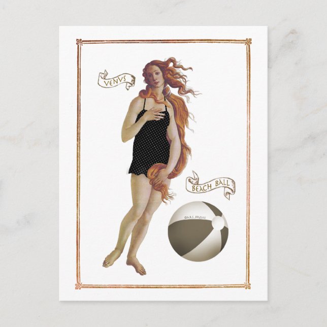 Carte postale Retro Venus (Devant)