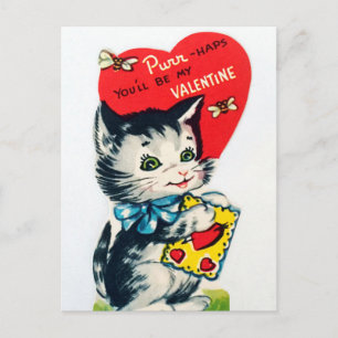 Carte postale Retro Vintage Holiday Valentine