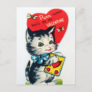 Carte postale Retro Vintage Holiday Valentine