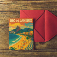 Retro Voyage Copacabana Rio de Janeiro Brésil