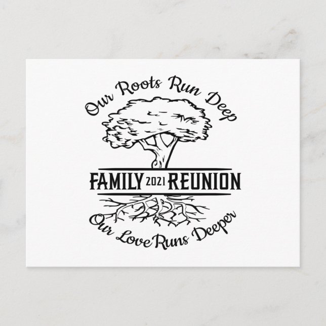 Carte Postale Retrouvailles Familiales 2021 Nos Racines Courez D (Devant)