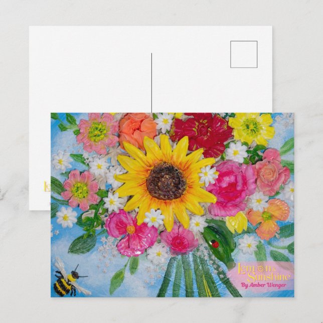 Carte Postale "Retrouve-moi au parc" (Devant / Derrière)