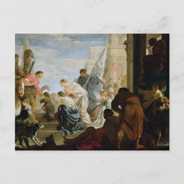 Carte Postale Réunion d'Anthony et de Cléopâtre, c.1645 (Devant)