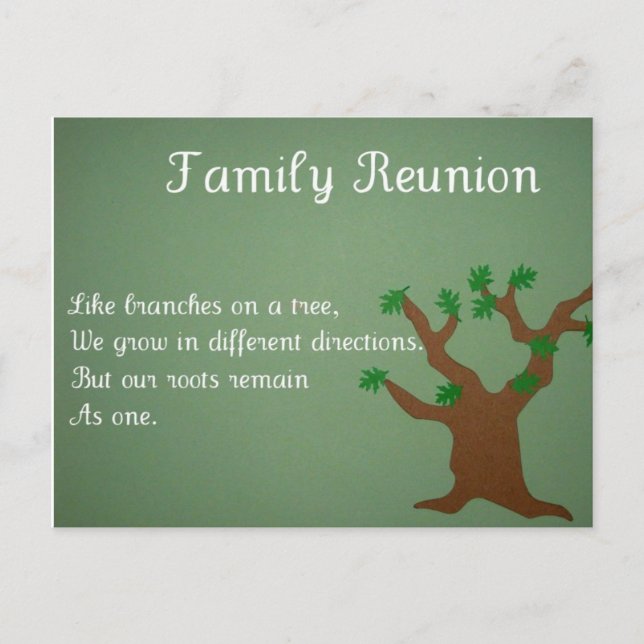 Carte Postale Réunion familiale (Devant)