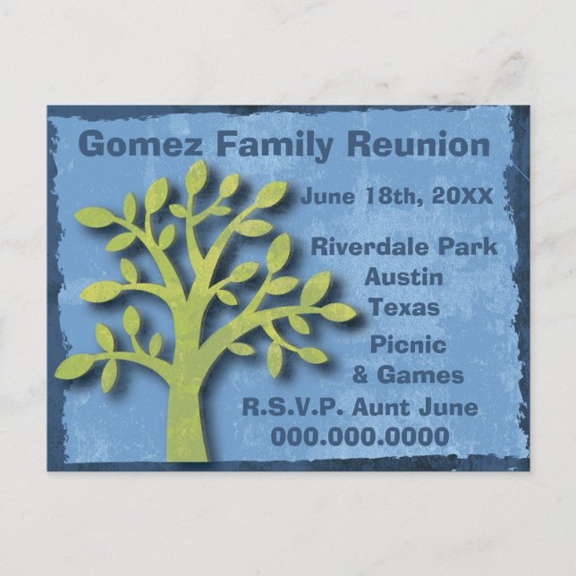 Carte Postale Réunion familiale moderne (Devant)
