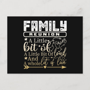 Carte Postale Réunion Familiale Un Peu Fou
