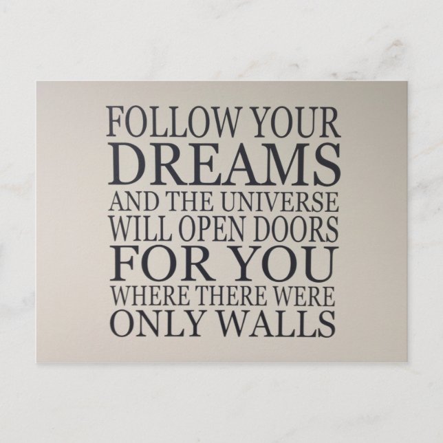 Carte Postale rêve (Devant)