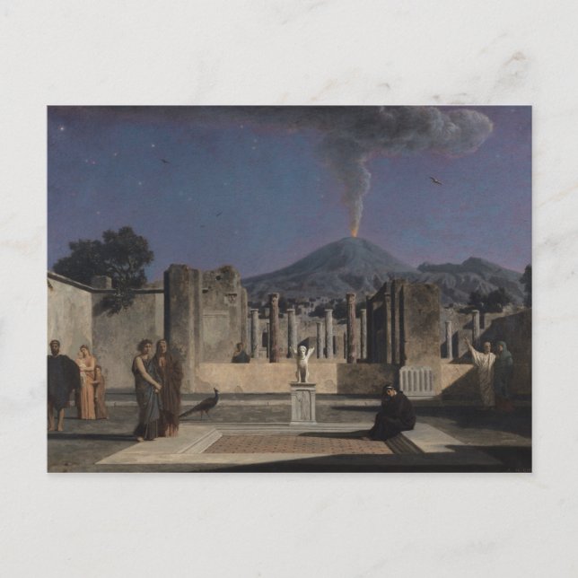 Carte Postale Rêve dans les ruines de Pompéi, 1866 (Devant)