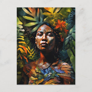 Carte Postale Rêve De La Jungle "Karuma" - Femmes En Amazonie