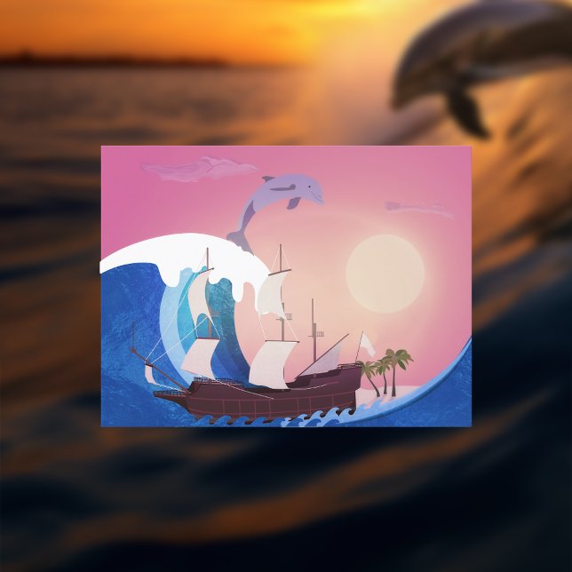 Carte Postale Rêve nautique (Créateur téléchargé)