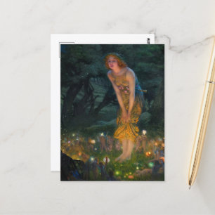 Carte Postale Réveillon de mi-été d'Edward Robert Hughes