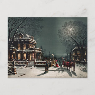 Carte Postale Réveillon de Noël par Joseph Hoover et Fils