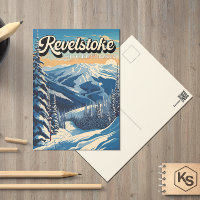 Revelstoke Canada Vintage hivernal
