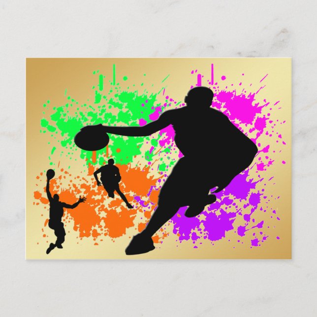 Carte Postale Rêves de basket-ball (Devant)