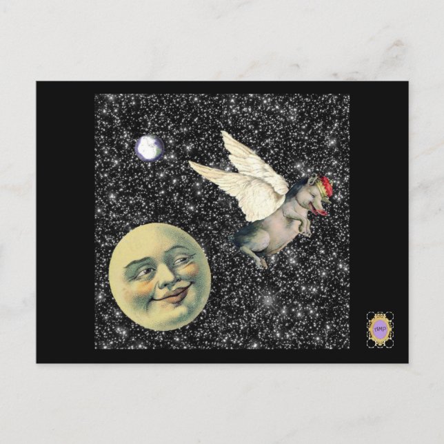 Carte Postale Rêves de cochon (Devant)