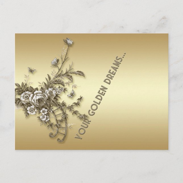 Carte Postale Rêves d'or (Devant)