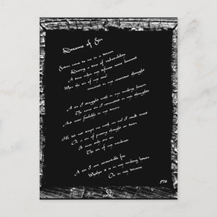 Carte Postale Rêves du péché