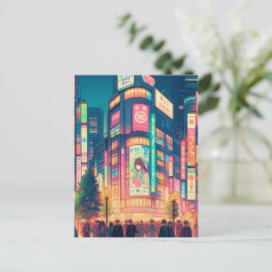 Carte Postale Rêves néon de Shibuya