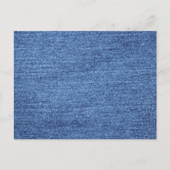 Carte Postale Revêtement bleu blanc Denim - Regarder l'image (Devant)