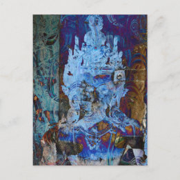 Carte Postale Rêveur bleu de l'émanation de Dakini