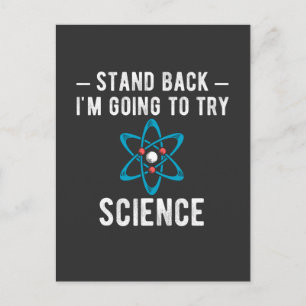 Carte Postale Reviens-toi, je vais essayer la science