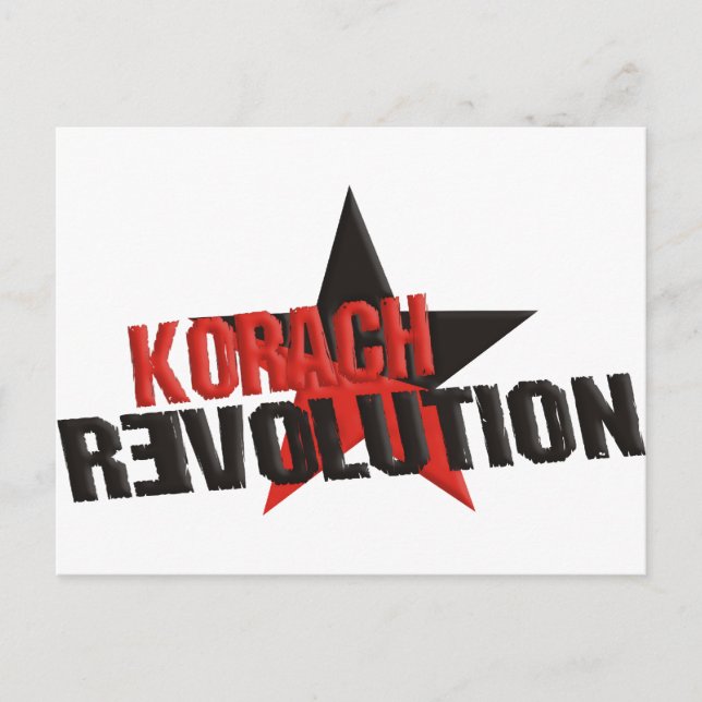 Carte Postale Révolution Korach (Devant)