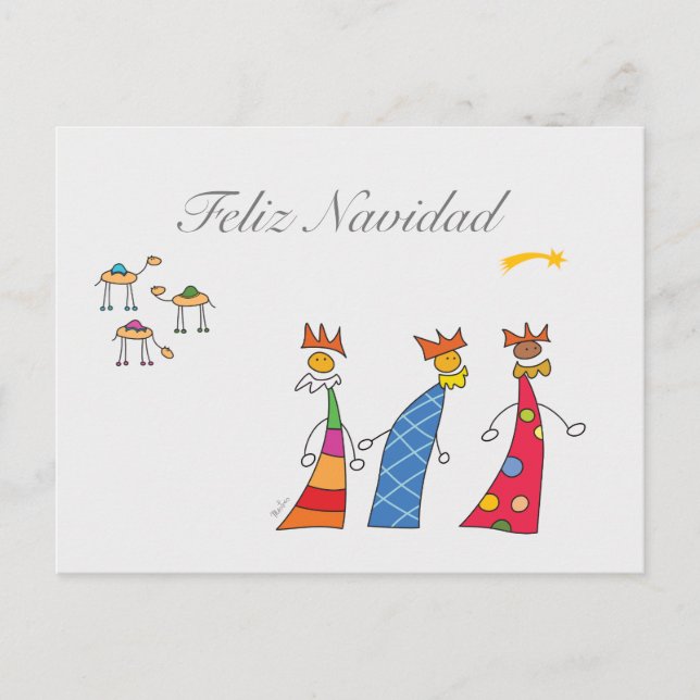 Carte Postale Reyes Magos de Oriente (Devant)