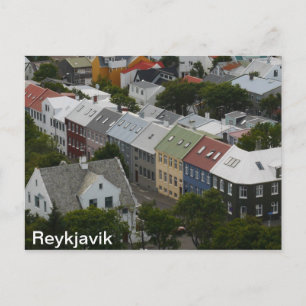 Carte Postale Reykjavik Iceland Postcard