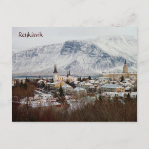 Carte Postale Reykjavik, Islande