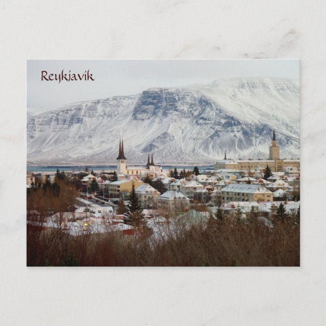 Carte Postale Reykjavik, Islande (Devant)