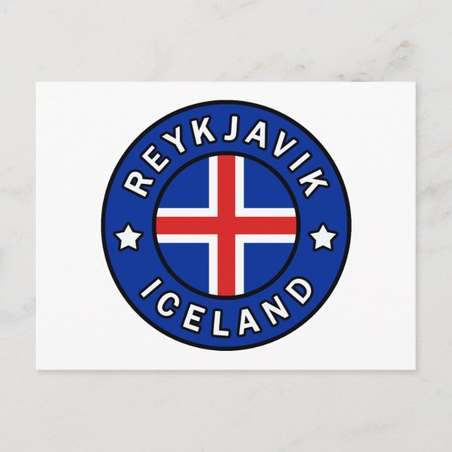 Carte Postale Reykjavik Islande (Devant)