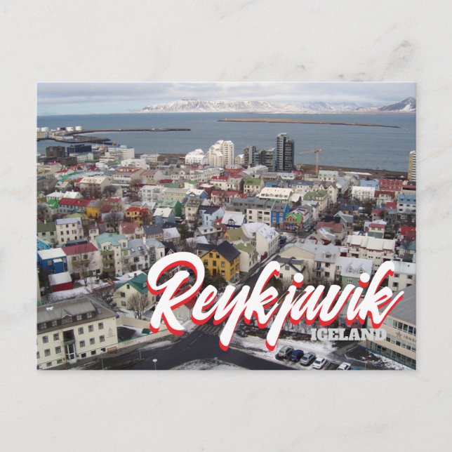 Carte Postale Reykjavik Islande (Devant)