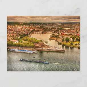Carte Postale Rhin, Allemagne Belle vue