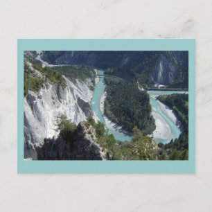 Carte Postale Rhin dans la gorge, Graubünden