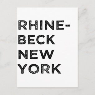 CARTE POSTALE RHINEBECK NEW YORK