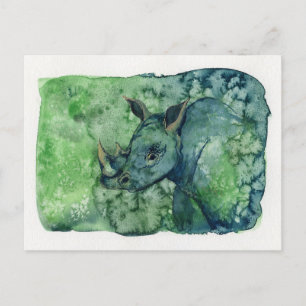 Carte Postale Rhino