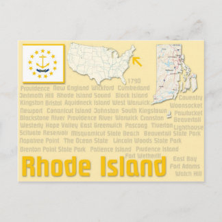 Carte postale "Rhode Island"