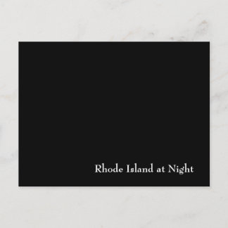 Carte Postale Rhode Island la nuit