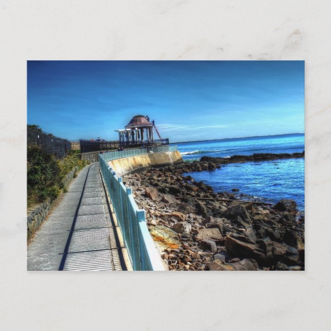 Carte Postale Rhode Island, Newport Cliff Walk - (Devant)