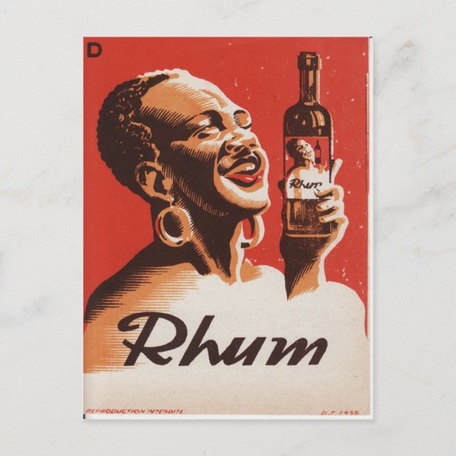CARTE POSTALE RHUM (Devant)